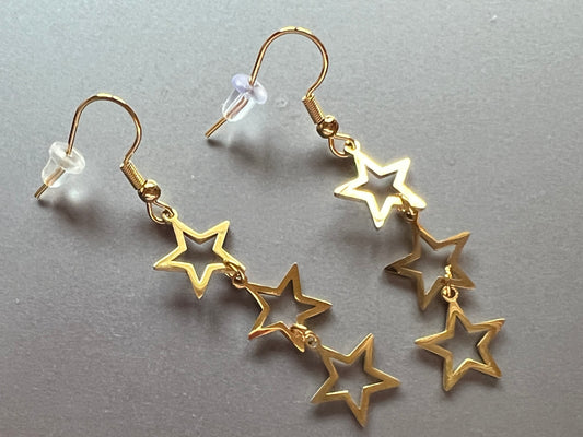 Gold Star Earrings