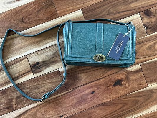 Hunter Green Leather Crossbody