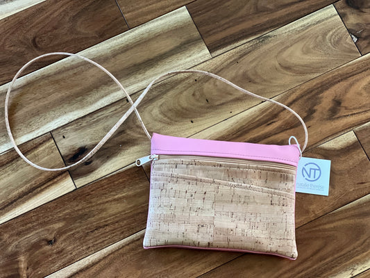 Dragonfruit Pink Cork Crossbody