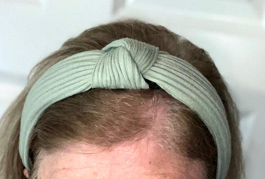 Knotted Headband in Sage