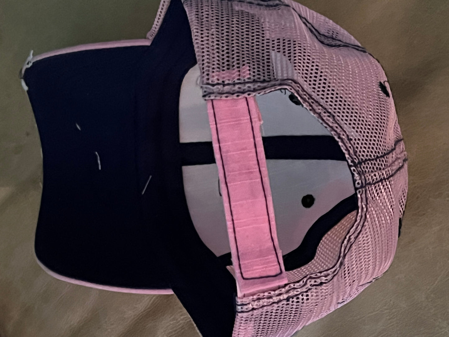 Warning the Girls Are Drinking Again Distressed Ball Cap in Pink