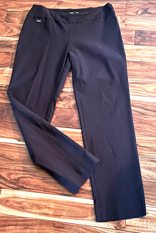 Lisette L Navy Straight Leg Trousers