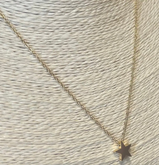 Gold Star Necklace