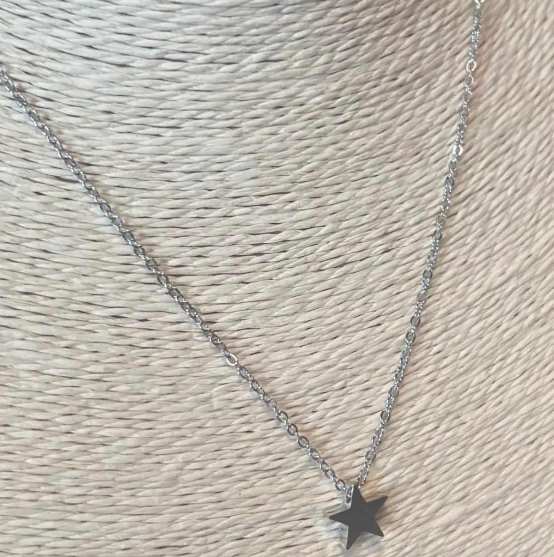 Silver Star Necklace